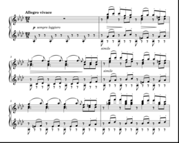 Scherzo in A flat by the Russian Romantic era composer Alexander Borodin (1833–1887)