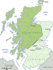 The Scottish Lands Of Caledonia On An Historically Accurate Map